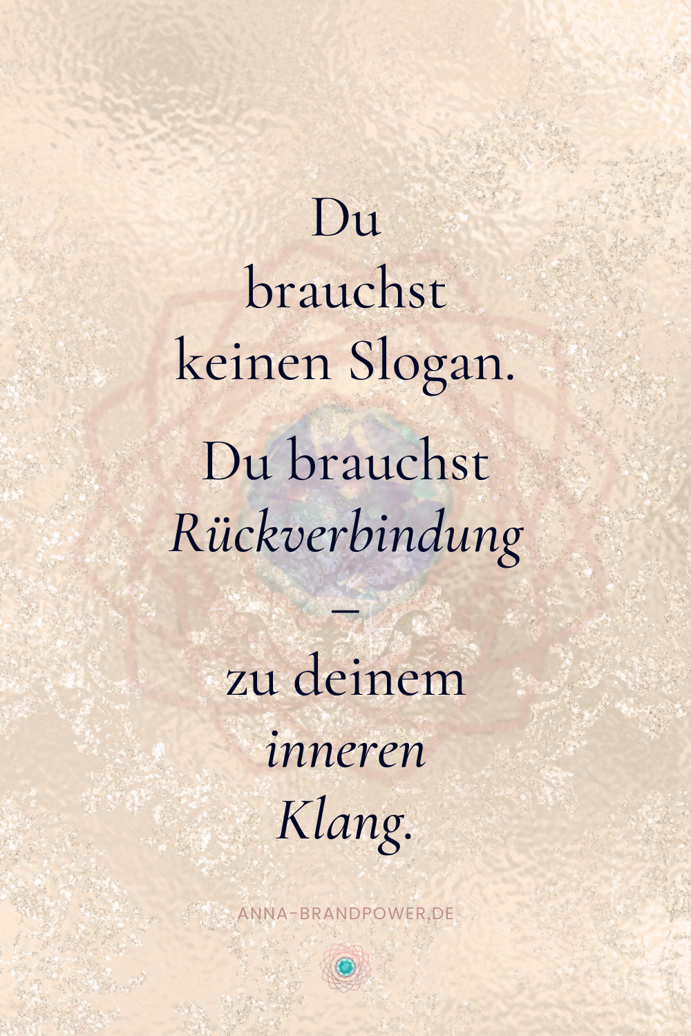 Authentisch sichtbar werden