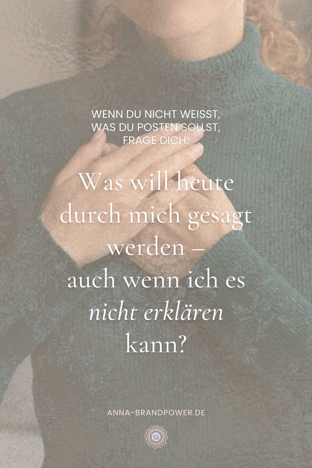 Authentisch sichtbar werden